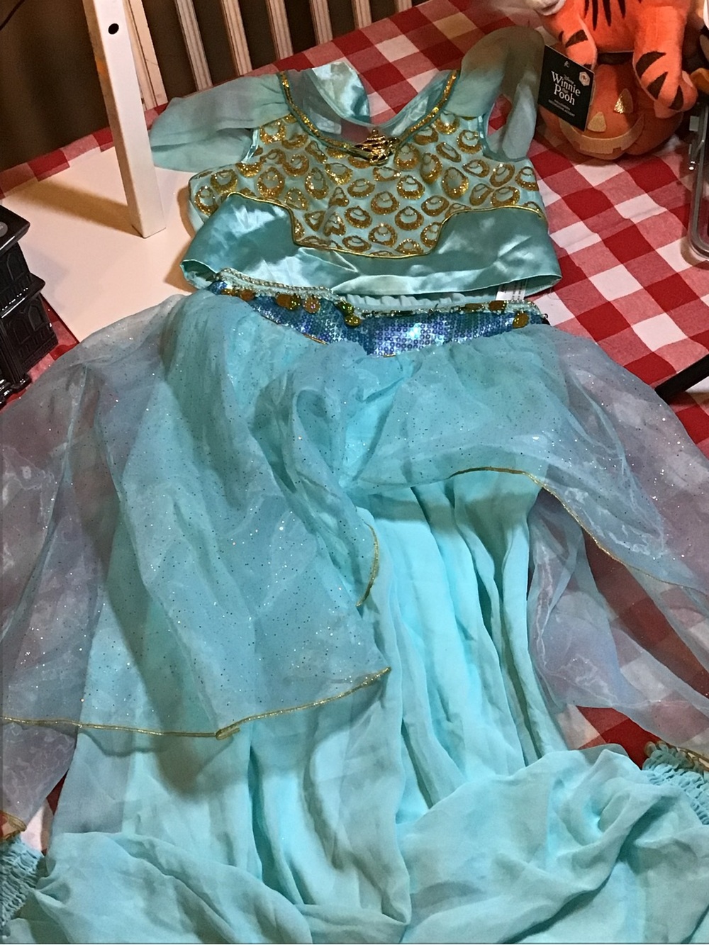 Disney castle collection jasmine girl costume size 134 -Preowned